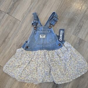 Oshkosh Skirt Overalls 24months Nwt